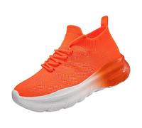 Generisch Running Shoes Women's Breathable Sports Shoes Orthopaedic Trainers Non-Slip Road Running Shoes Jogging Shoes Lightweight Mesh Trainers Jogging Shoes Outdoor Shoes, orange, 9 UK