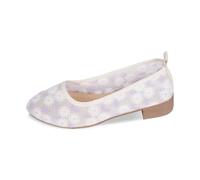 Generisch Running shoes women's casual shoes for women for everyday use with mesh embroidery design. Perfect for combining with jeans all seasons. Closed toe square heel., purple, 4 UK