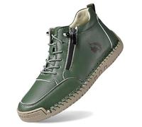 Generisch Running Shoes Women's Casual Shoes Loafer Slip On Shoes Leisure Outdoor Ankle Boots Hand Seam Lacing Hiking Shoes Lightweight Breathable Road Running Shoes Safety Shoes, Green, 8.5 UK