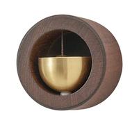 Generisch Rustic Door Bell, Magnetic Wooden , 1.97 Inches, No-Drill Rustic with Strong Magnet, Multiple Locations, Vintage Decorative Entry Alert for Bedroom, Shop, Home, Studio, Room