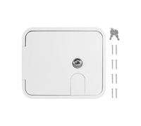 Generisch RV Power Cord Hatch - Camper Compartment Cover for Easy Access | Protective Panel with Secure Latch & Weather Resistant Design for Inspection Port Floor Cable Indoor Vehicle Storage