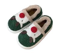 Generisch S Women's Shoes 38 Christmas Themed 3D Print Home Comfort Warm Pocket Slippers Shoes Women's Sports Shoes Elegant, Green, 7 UK