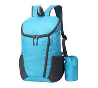 Generisch Sac à Dos Extérieur - Jour 20L Pliable Imperméable | de Montagne Léger pour Aventure, Randonnée, Voyage, Piste, Portage, Nuit, Ranch | Compact Durable Resist Étanche, Lake-blue, see