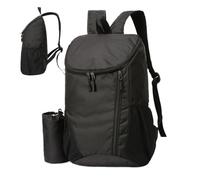 Generisch Sac à Dos Extérieur - Jour 20L Pliable Imperméable | de Montagne Léger pour Aventure, Randonnée, Voyage, Piste, Portage, Nuit, Ranch | Compact Durable Resist Étanche, black, see description