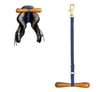 Generisch Saddle-shaped T-shaped Saddle Holder, Adjustable Hanging Saddle Stand for Western and English Saddles, Space Saving Storage of Riding Equipment for Stable, Trailer (Blue)