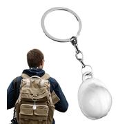 Generisch Safety Hat Key Ring | Favours of the Assembly, Building Safety Hat Keychain Tiny - Help - Key Ring Pendant for Construction Party Favours, White, Siehe Beschreibung