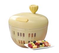 Generisch Salad Spinner - 800 ml Rinser | Fruit Rinser with Non-Slip Base and Strainer Insert for Crisp, Efficient Preparation, Outdoor, Picnic, Camping