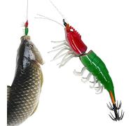 Generisch Saltwater Fishing Jigs - Artificial Tackle - Saltwater Light Squid Bait - For Outdoors, Pond Area, Lake, Shore Area, Shallow Water Zone, Freshwater, Men, Dads and