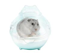 Generisch Sand Bath for Hamsters, Hamster , Transparent Hamster Bath, Hamster Bath, Washable Hamster Bath, Bath Box for Small Animals, Toilet, Gerbils, Bathroom, Hamster