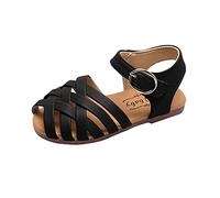 Generisch Sandals Boys 24 Sandals Beach Open-Toed Soft-Soled Children's Shoes with Non-Slip Girls Shoes First Walking Shoes, black, 7 UK Child