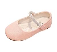 Generisch Sandals Summer Girls Sandals Fashion Pattern Cute Princess Shoes Flat Bottom Comfortable Lightweight Hook Loop Casual Shoes, red, 37 EU 3X-Schmal