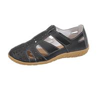 Generisch Sandals Women's Closed Front Slip-On Outdoor Sandals, black, 6 UK