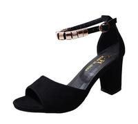 Generisch Sandals Women's European Foreign Trade Large Size Hollow Lightweight Soft Sole Casual Shoes, black, 10 UK