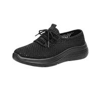 Generisch Sandals Women's Fashionable Summer Sandals with Breathable Mesh Upper Toe Protection Comfortable Sole for Beach Days - Ideal Women's Shoes for Leisure Holiday, black, 8.5 UK