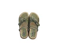 Generisch Sandals Women's Flatform Slingback Sandals with Bow Open Toe Roman Platform Style for Casual Occasions, Green, 4 UK