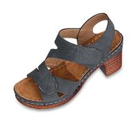 Generisch Sandals Women's Mules Summer Sandals Comfortable Women's Summer Sandals with Open Toe Square Heel Plain Casual Beach Shoes, darkgray, 6 UK