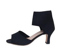 Generisch Sandals Women's Summer Shoes Comfortable Hallux Valgus Shoes Elegant for Barefoot Open Toe Lightweight Outsole Breathable Fashion, black, 7 UK
