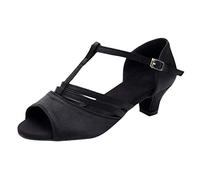 Generisch Sandals Women's Summer Shoes Slides Slippers Women Fashion Dance Prom Ballroom Shoes for Dance Sandals, black, 2/2.5 UK