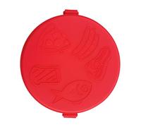 Generisch Sandwich Maker for the Microwave, Quick Heating Round Grill Pan, Microwave Sandwich Grill, for Home, Travel, Office, Breakfast, Baking, Cooking