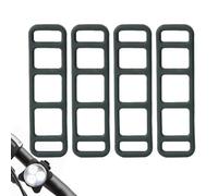 Generisch Sangles de Montage en Silicone Pour Vélo - Lot de 4 Fixations Élastiques Universelles | Support Pour Feux, Arrière, GPS, Caméra or Rétroviseur