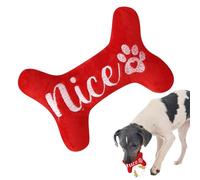 Generisch Santa Chew Toy for Dogs, Chew Toy for Puppies, Chew Toy for Dogs with Santa, Bite Resistant Interactive Pet Toy for Teeth Cleaning Against Boredom