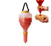 Generisch Sauce Dispenser | Leakproof Large Capacity Removable | Kitchen Squeeze Bottle Sauce Dispenser | Syrup Ketchup - Home, Kitchen, Restaurant, Food Truck, Bakery & Party