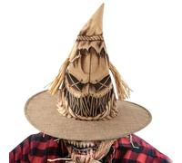 Generisch Scarecrow Hat for Adults, Eye-catching Holiday Hat, Lightweight Fancy Dress Cosplay Accessory for Men and Women, Country Life Motif, Photography