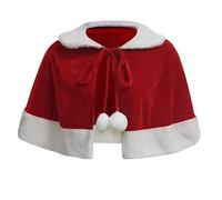 Generisch Scarf For Men Elegant Women Cosplay Wraps Christmas Holiday Style Winter Ceramic, red, M