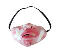 Generisch Scary Realistic Latex Face for Small Medium Dogs - Hilarious Snout as a Fun Pet Accessory for Indoor Outdoor Games (24.5 x 16.5 cm)