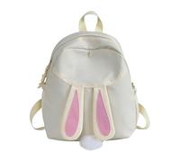 Generisch School Bag Cute Kids Backpack for School and Daily Life, Spacious Lightweight Hydration Backpack for Boys and Girls, Summer Anime Style Design, White, Einheitsgröße, Daypack Backpacks