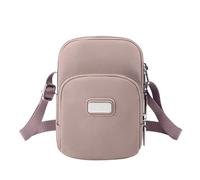 Generisch School Bag Stylish Small Lightweight Nylon Canvas Shoulder Bag for Daily Coming to Work, Travel, Shopping and Casual Trips, Light purple, Einheitsgröße, Rucksack Backpacks