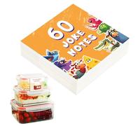 Generisch School Lunch Notes | 60 Sheets Positive Cards | Funny Lunch Box Notes for School Nursery for Parents Class Nursery Empowerment Joy Teenagers