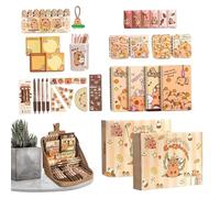 Generisch School Supplies with Capybara Motifs - with Funny Capybara Pens | Animal Writing Set with Notebook - for Children Girls Students Teachers as a Gift