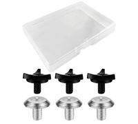 Generisch Screws for Motorcycle Helmets - Accessories for Motocross Hat Visors, High-Strength Spare Parts with Secure Fit | Practical Solution for Helmet Maintenance When Cycling