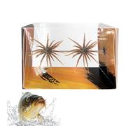 Generisch Sea Urchin Bait - 2 Pieces Floating Realistic Soft Silicone Fish Assembly | Bass Dice Bait - for Fishing on Holiday at the Lake Flat Jigging Trolling Ejection Saltwater