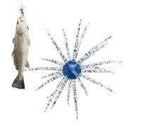Generisch Sea Urchin Fishing Lures | Soft Artificial Floating Fish Dummy | Silicone Artificial Lures | for Saltwater, Sea, Lake, River, Pond, from Shore, Bridge and Coast on Trout, Black Bass and
