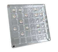 Generisch SeaShell Storage Box - Shell Gem Rock Collection Box, Clear SeaShell Display Box, Square Organiser, Seashell Holder, Storage Case for Shell, Jewellery Strengthener and Small Collectibles