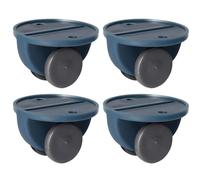 Generisch Self Adhesive Castors, Box Swivel Castors, Mini Roller, Small for Projects, 4 Sticky Pulleys, Furniture Castors for Moving Cardboard Boxes