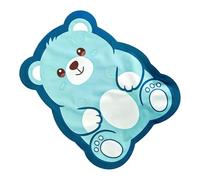 Generisch Self Cooling Dog Mat, Water Filled Cooling Pad, 30 x 38 x 2 cm Bear Shape Sleeping Rug with Scratch Resistant for Small Medium Large Dog Kitten Crate Kennel Floor Sofa Home Travel Use