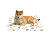 Generisch Self-Warming Mat for Cats, Heat Bed with Claw Print Pattern, Heat Mat for Kittens, for Indoor, Home, Bedroom, Living Room, Winter, Cats, Dogs, Kittens and