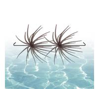 Generisch Señuelos para De Bass - 2 Piezas Flotantes Tipo Erizo De Mar, Accesorios De para Trucha | para Río Lago Orilla Banco Exterior Viaje Regalo Hombre Principiante