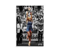 Generisch Serena Williams Tennis Champion Poster Wall Painting Scrolls on Canvas House Wall Decoration 08 x 12 inches (20 x 30 cm)