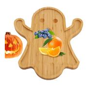Generisch Serving Trays - Decorative Plate, Halloween Chopping Board, Cute Trays, Multifunctional Decorative Wooden Tray for Halloween, Food, Appetizers, Desserts