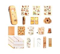 Generisch Set Di Cancelleria - Tema Capibara Per Kit Scolastico|, Per Studenti, per Bambino Bambina Ragazzo Ragazza Compleanno Asilo Natale, a, Siehe Beschreibung, See description
