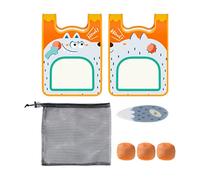 Generisch Set for throwing and catching balls, sticky soft throwing balls, outdoor throwing games, for outdoor garden, pool, camping, travel, classroom