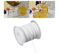 Generisch Set of Woven Candle Wicks - Cotton Spool with Candle Wicks Natural Candle Wick | Candle Wick for Making Candles, Lock Natural Cotton Candle, Contains Not