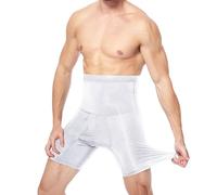 Generisch Shapewear Tummy Control Boxer Shorts Men's Compression Shorts Body Shaper Men's Shorts Quick-Drying Underwear Tights Short Trousers Slim Fit Training Shorts Comfortable Breathable Swimming