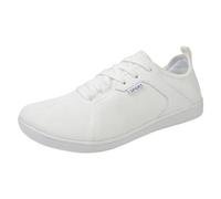 Generisch Shoes Men's Pair Mesh Sports Casual Shoes Breathable Flat Bottom Lightweight Plus Size Comfortable Hiking Shoes, White, 10 UK