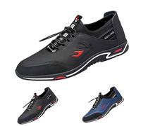 Generisch Shoes Men's Trainers Running Shoes Trainers Sports Shoes Running Shoes Outdoor Fitness Gym Shoes Lightweight Breathable Leisure Road Running Shoes Training Shoes, black, 7 UK