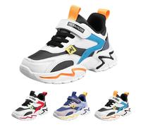 Generisch Shoes Under 20 Autumn and Winter Leather Adjustable Shoelaces | Large Children's Casual Sports Shoes Trainers Boy 38